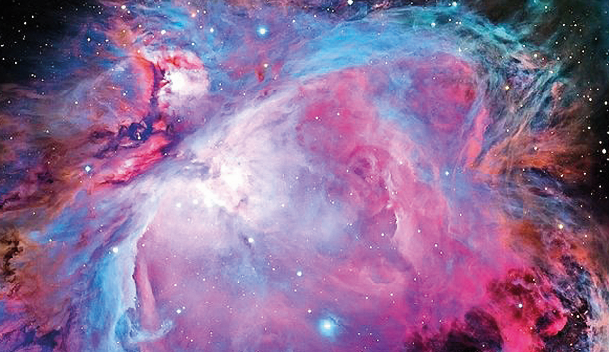 Colorful image of nebula