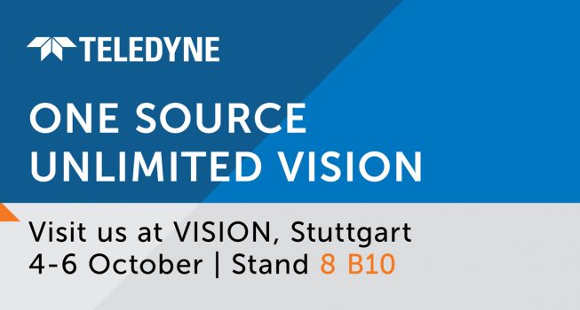 Teledyne to showcase its comprehensive portfolio of industrial imaging technologies at Vision 2022